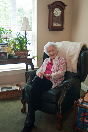 Resident Ruth Oliphant at Manchester Place in Casa Linda